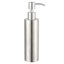 Arezzo Freestanding Round Soap Dispenser - Brushed Chrome
