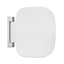 Arezzo Slim Fold-Away Shower Seat White