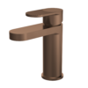 Premier® Nuie Cyprus Fluted Mono Basin Mixer Tap With Push Button Waste - Brushed Bronze -Victorian Plumbing Shop bin1505f