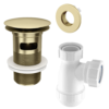 Arezzo Basin Installation Pack - Brushed Brass -Victorian Plumbing Shop brushedbrass l1