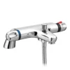 Coral Modern Thermostatic Bath Shower Mixer - Bottom Outlet -Victorian Plumbing Shop btmv01 large