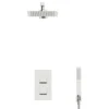 Orchard Derwent Thermostatic Twin Square Shower Valve Set With Handset -Victorian Plumbing Shop c412511 l4