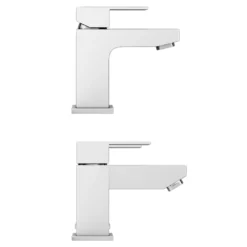 Cast Modern Bathroom Tap Package (Bath + Basin Tap)