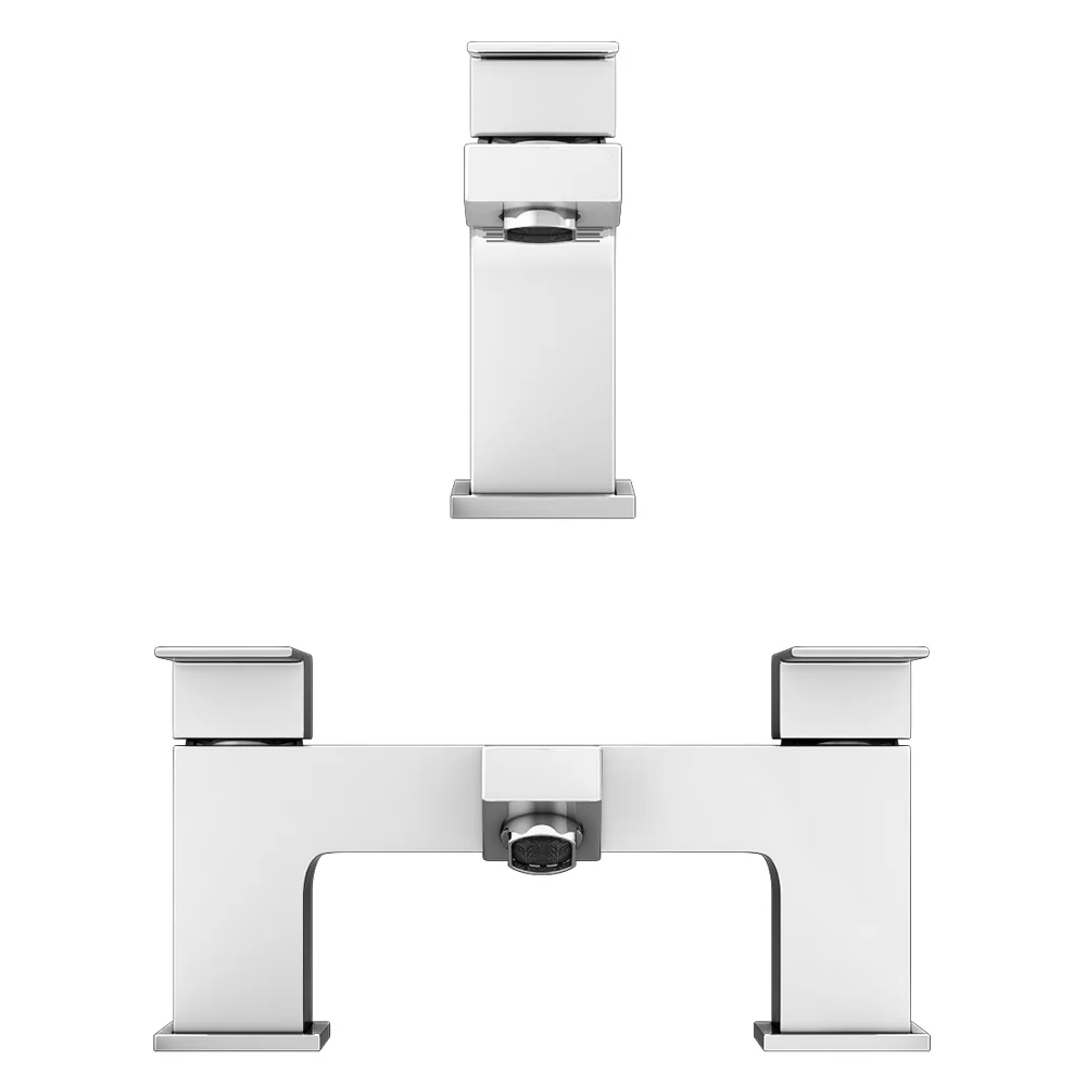 Cast Modern Bathroom Tap Package (Bath + Basin Tap) 2 Cast Modern Bathroom Tap Package (Bath + Basin Tap) - Image 2