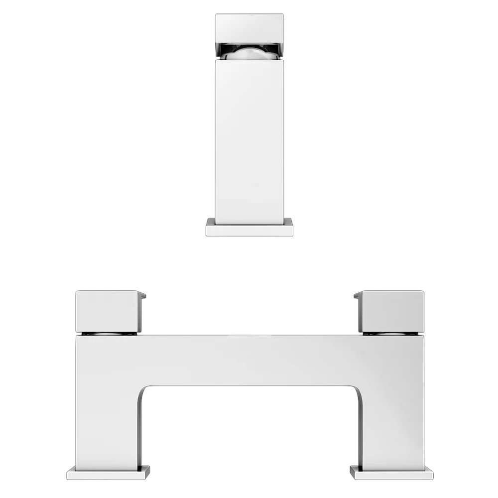 Cast Modern Bathroom Tap Package (Bath + Basin Tap) 3 Cast Modern Bathroom Tap Package (Bath + Basin Tap) - Image 3