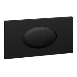 Cruze Large Push Button Plate Matt Black
