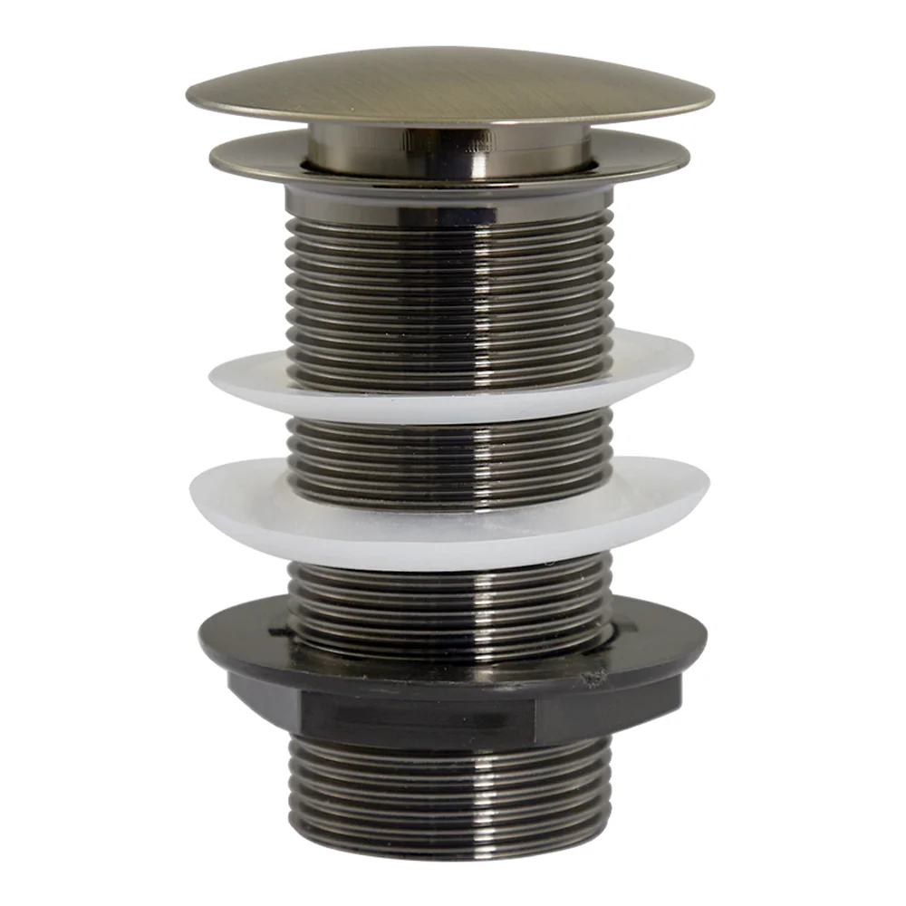 Chatsworth Antique Brass Unslotted Click Clack Basin Waste 3 Chatsworth Antique Brass Unslotted Click Clack Basin Waste - Image 3