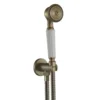 Chatsworth 1928 Antique Brass Traditional Shower With Concealed Valve, 8" Head + Handset