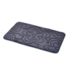 Clover Memory Foam Charcoal Bath Mat 800 X 500mm 4 Clover Memory Foam Charcoal Bath Mat 800 X 500mm -Victorian Plumbing Shop charcoal l1