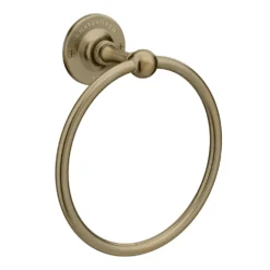 Chatsworth 1928 Antique Brass Traditional Towel Ring -Victorian Plumbing Shop cht118ab d3