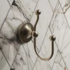 Chatsworth 1928 Antique Brass Traditional Double Robe Hook 6 Chatsworth 1928 Antique Brass Traditional Double Robe Hook -Victorian Plumbing Shop cht311ab l2