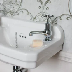 Burlington Claremont - Chrome 3" Basin Taps -Victorian Plumbing Shop cl1 d3