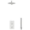 Orchard Eden Thermostatic Twin Round Shower Valve Set With Handset -Victorian Plumbing Shop cnsetrd l3