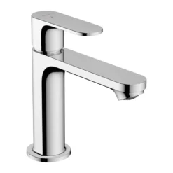 Hansgrohe Rebris S CoolStart Single Lever Basin Mixer 110 With Pop-up Waste - Chrome -Victorian Plumbing Shop coolstar c l1