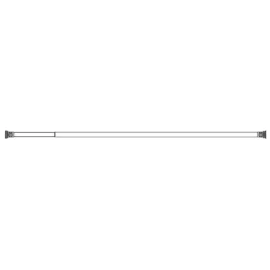 Croydex 8' 6" Self Supporting Telescopic Shower Cubicle Rod - Chrome -Victorian Plumbing Shop croydextelescopicwhiteshowerrodad102022d1