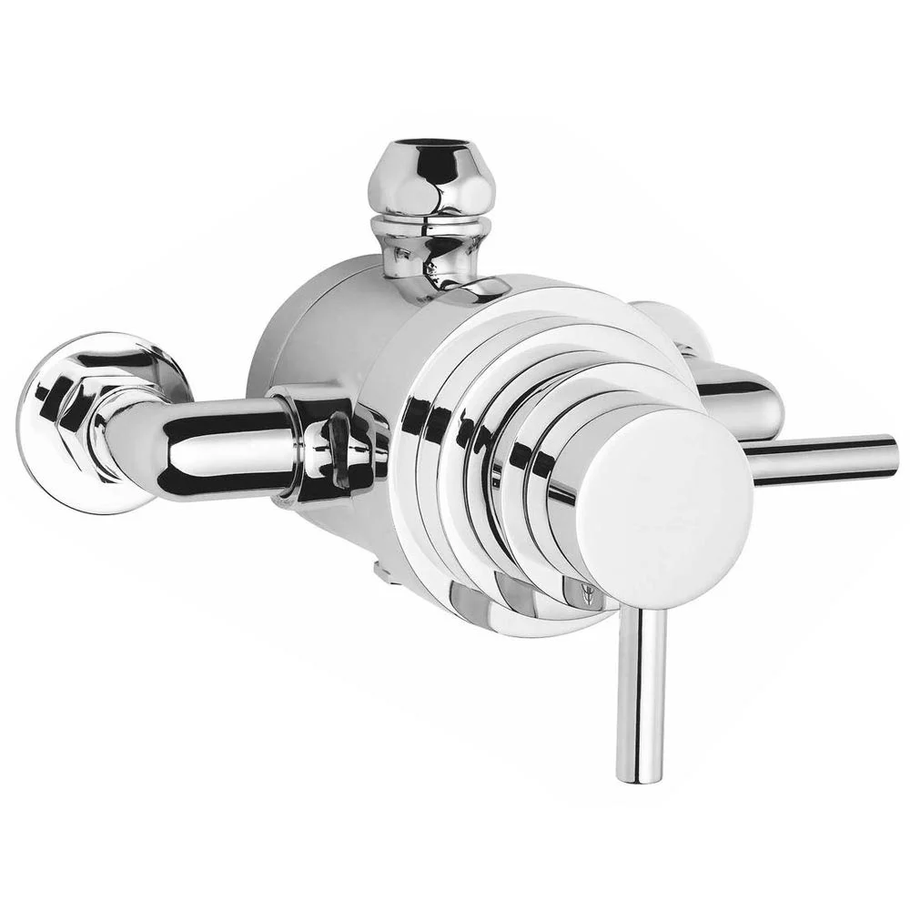 Cruze Modern Round Concealed Dual Thermostatic Shower Valve 2 Cruze Modern Round Concealed Dual Thermostatic Shower Valve - Image 2