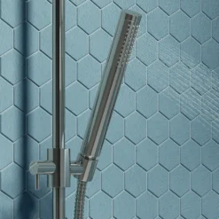 Cruze Modern Slide Rail Kit With Pencil Shower Handset - Chrome -Victorian Plumbing Shop crz8srd2