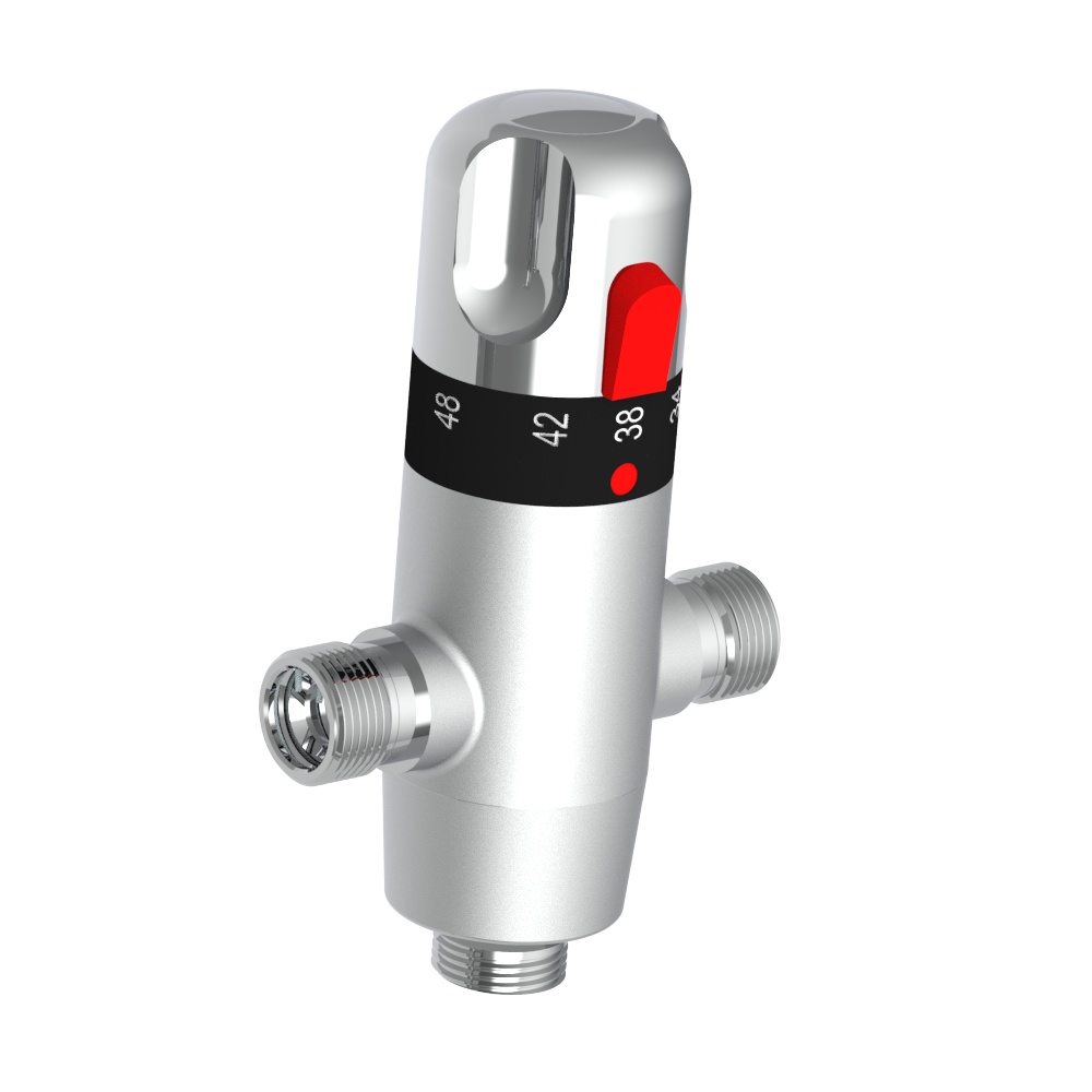 Cruze Modern Thermostatic Douche Shower Spray Kit With Shut Off Valve + Hose 2 Cruze Modern Thermostatic Douche Shower Spray Kit With Shut Off Valve + Hose - Image 2