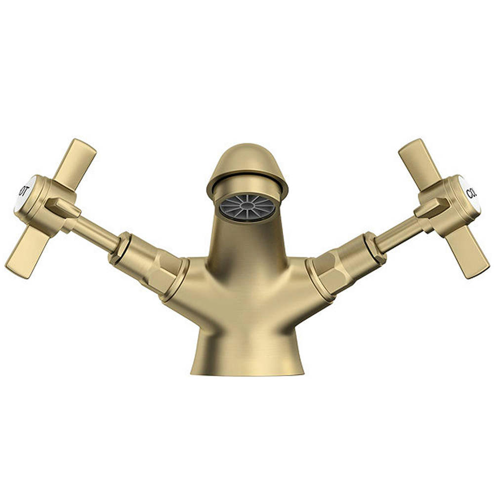 Orchard Dulwich Brushed Brass Cloakroom Basin Mixer Tap 7 Orchard Dulwich Brushed Brass Cloakroom Basin Mixer Tap - Image 7