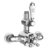 Trafalgar Traditional Exposed Twin Shower Valve Chrome -Victorian Plumbing Shop eg ly 24 l2