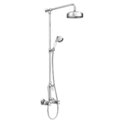 Chatsworth Thermostatic Shower With Diverter, Rigid Riser & Fixed Head -Victorian Plumbing Shop egtck10 d5