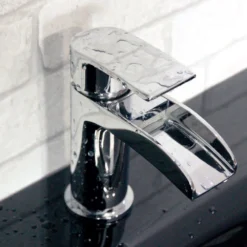 Enzo Waterfall Basin Tap - Chrome -Victorian Plumbing Shop enz1 d1