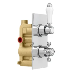 Thames Traditional Twin Concealed Thermostatic Shower Valve -Victorian Plumbing Shop esv21 n d2