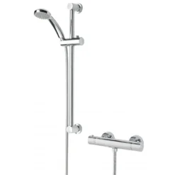 Bristan Frenzy Cool Touch Thermostatic Bar Valve Inc. Riser + Multifunction Handset -Victorian Plumbing Shop fzshxmmctffc l