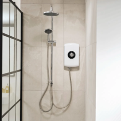 Triton Amore DuElec 9.5kw Electric Shower - Gloss White -Victorian Plumbing Shop geamdu91