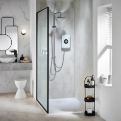 Triton Amore DuElec 9.5kw Electric Shower - Gloss White