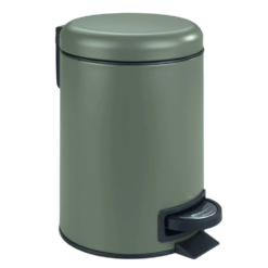 Wenko Leman 3L Pedal Bin - Dark Green