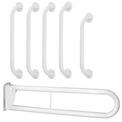 Milton White DOC M Hinged Grab Rail Kit