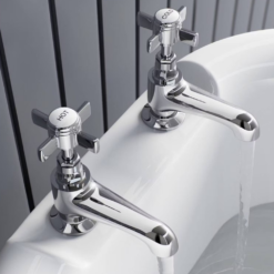 Orchard Dulwich Bath Pillar Taps - Chrome 13 Orchard Dulwich Bath Pillar Taps - Chrome -Victorian Plumbing Shop hamp03