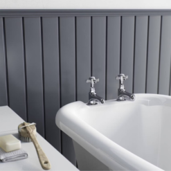 Orchard Dulwich Bath Pillar Taps - Chrome 9 Orchard Dulwich Bath Pillar Taps - Chrome -Victorian Plumbing Shop hamp030l1