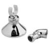 Hudson Reed Chrome Plated Brass Shower Handset Wall Bracket & Elbow -Victorian Plumbing Shop hudsonreedchromeplatedbrassshowerhandsetwallbracketelbowa310al