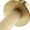 Arezzo Industrial Style Brushed Brass Round Towel Ring -Victorian Plumbing Shop isbbtr d1