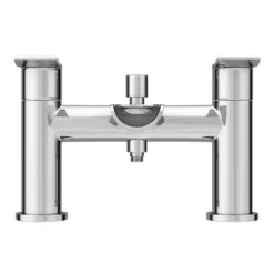 Luna Waterfall Bath Shower Mixer With Shower Kit - Chrome