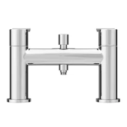 Luna Waterfall Bath Shower Mixer With Shower Kit - Chrome -Victorian Plumbing Shop lun002 d4