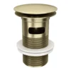 Arezzo Brushed Brass Slotted Click Clack Basin Waste 3 Arezzo Brushed Brass Slotted Click Clack Basin Waste -Victorian Plumbing Shop mbw01bb l2
