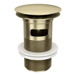 Arezzo Brushed Brass Slotted Click Clack Basin Waste