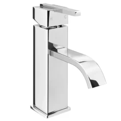 Milan Modern Mono Basin Mixer Tap - Chrome -Victorian Plumbing Shop mil001 nl
