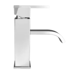 Milan Modern Mono Basin Mixer Tap - Chrome -Victorian Plumbing Shop mil001detail1