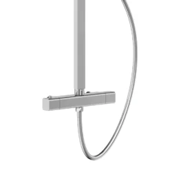Milan Deluxe Cool Touch Square Thermostatic Shower (250 X 250mm Head - Chrome) -Victorian Plumbing Shop mil2ct d3