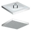 Milan 200 X 200mm Square Shower Head With Swivel Joint -Victorian Plumbing Shop milan200x200mmsquareshowerheadl