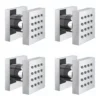 Milan Body Jet - 4 X Slim Square Jets -Victorian Plumbing Shop milanbodyjet4xslimsquarejetsnl