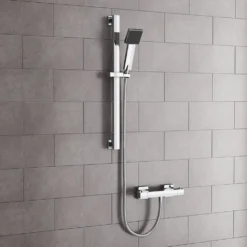 Milan Square Slide Rail Kit - Chrome