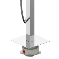 Milan Square Thermostatic Floor Mounted Freestanding Bath Shower Mixer Chrome 5 Milan Square Thermostatic Floor Mounted Freestanding Bath Shower Mixer Chrome -Victorian Plumbing Shop milsqtfst1 d2