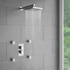 Milan Twin Square Concealed Shower Valve With Diverter - Chrome -Victorian Plumbing Shop misvc01d d2