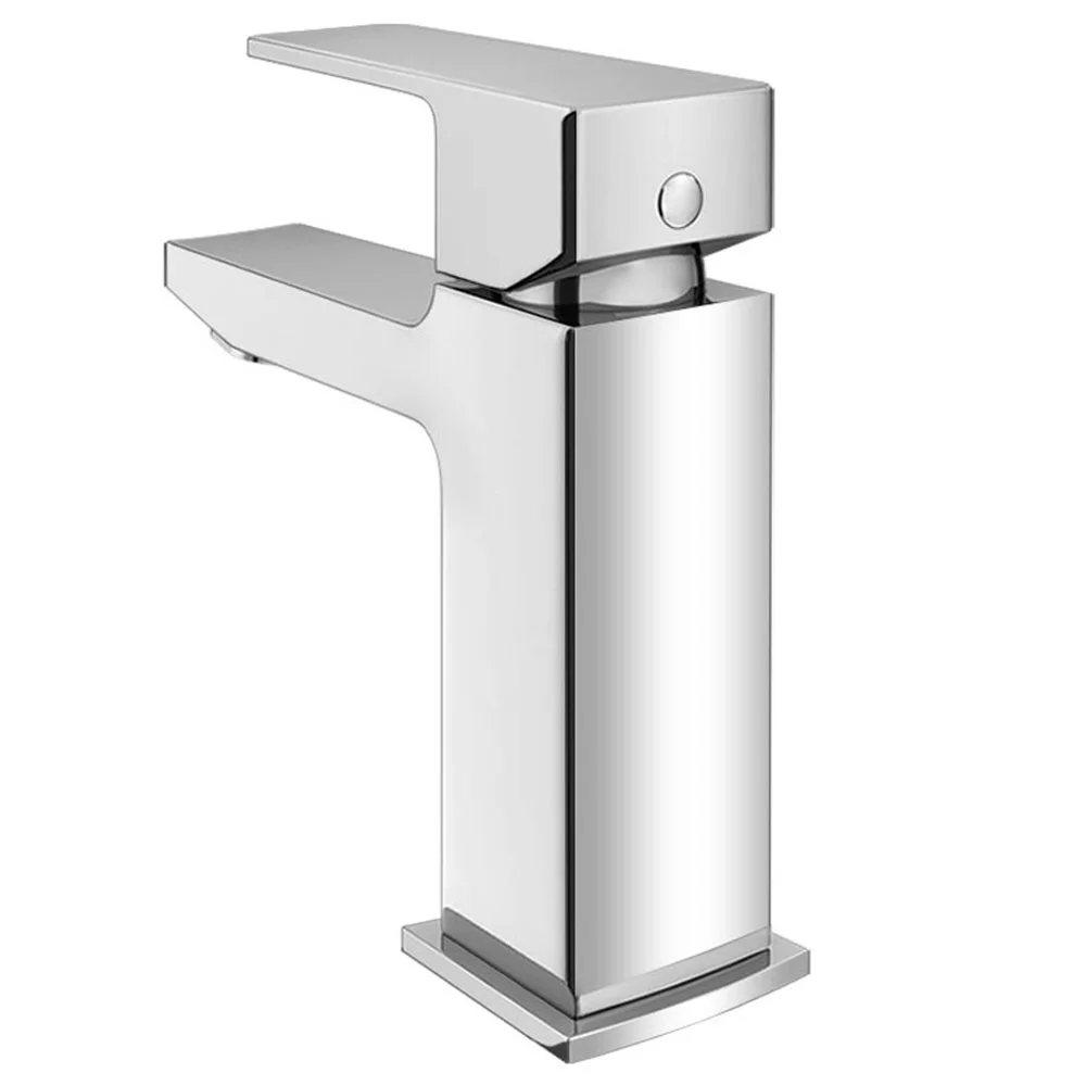 Monza Curved Modern Basin Mixer Tap + Waste 5 Monza Curved Modern Basin Mixer Tap + Waste - Image 5