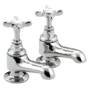 Bristan 1901 Traditional Bath Pillar Taps - Chrome Plated -Victorian Plumbing Shop n34cl